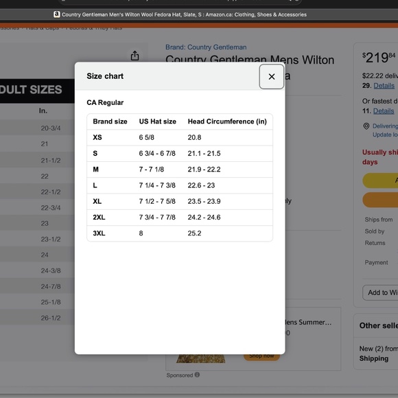 Country Gentleman Wilton fedora hat - Picture 9 of 9